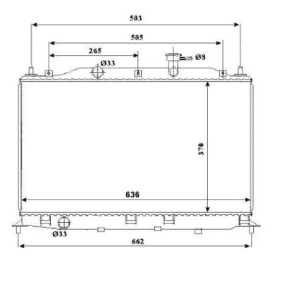 Afbeelding van Radiateur NRF 53822