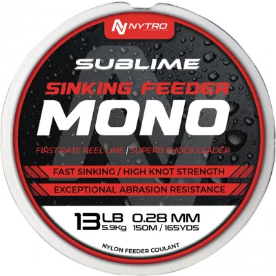 Afbeelding van Nytro Sublime Sinking Feeder Mono Nylon 150m 0,26mm (5kg) vislijn