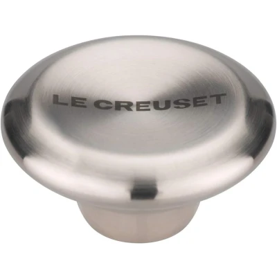 Afbeelding van Le Creuset Vervangende knop van metaal voor braadpannen, roestvrij staal, 47 mm, 94034470000001
