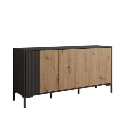 Afbeelding van Meubella Dressoir Molina Eiken 150 cm