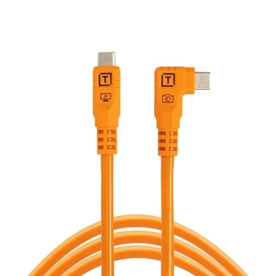 Afbeelding van Tether Tools TetherPro USB C Optima 10G rechts orange 1,8m (1.80 m, 3.2 Gen 2), kabel