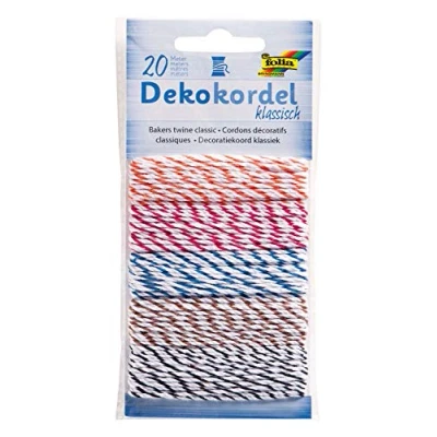 Afbeelding van Sznurek dwukolorowy 20 m 5 kleuren twin mix