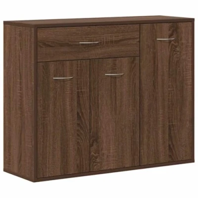 Afbeelding van vidaXL Dressoir, bruine eik, 88 x 30 70 cm, bewerkt hout