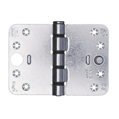 Afbeelding van AXA Veiligheidsscharnier SKG*** Smart Easyfix 125x89MM Ronde Hoek Staal