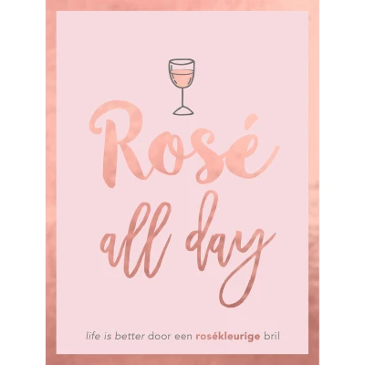 Afbeelding van Cadeauboeken Rosé all day cadeauboek
