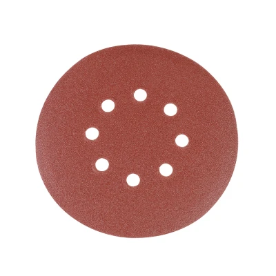 Afbeelding van Silverline 150 mm geperforeerde klittenband schuurschijven, 10 pak 120 korrelmaat