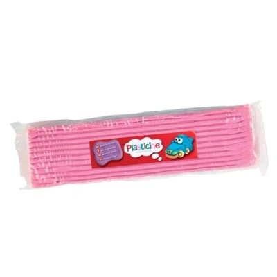 Afbeelding van One Colour boetseerklei 400 g roze #22 voor kinderen, eenvoudig te modelleren en vormen, sculpturen, animatiemodellen, stop motion