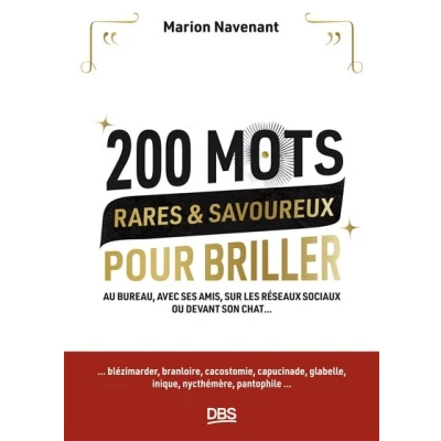 Image de 200 mots rares et savoureux pour briller