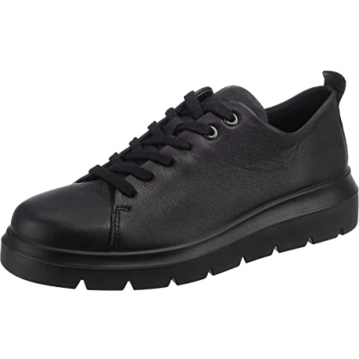 Afbeelding van ECCO Nouvelle Sneakers laag, Dames, Maat: 37, Black Nubukleer