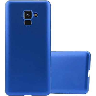 Afbeelding van Cadorabo Hoesje geschikt voor Samsung Galaxy A8 2018 in METAAL BLAUW Beschermhoes gemaakt van flexibel TPU silicone Case Cover