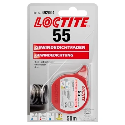 Afbeelding van LOCTITE® 55 Schroefdraadafdichtingsproduct Kleur (specifiek): Wit 50 m