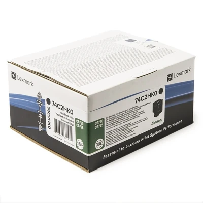 Image de Lexmark 74C2HKE cartouche Noir toner et laser