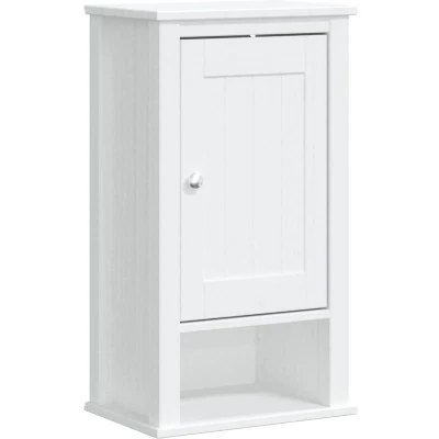 Afbeelding van Badkamerkast BERG 40x27x71,5 cm massief grenenhout wit