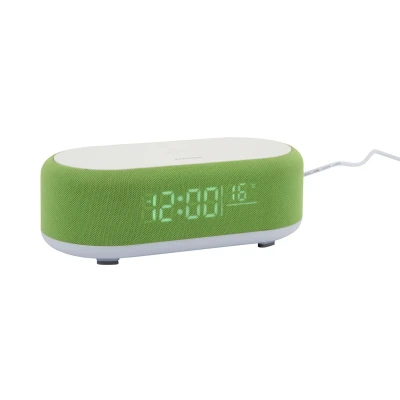 Afbeelding van Karlsson Wekker Vogue w. Phone Charger And Blue Tooth Heldergroen