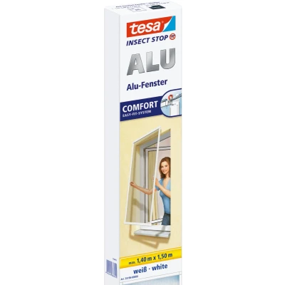 Afbeelding van tesa ALU COMFORT Vliegenhor (b x h) 1400 mm 1500 Wit 1 stuk(s)