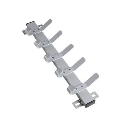 Afbeelding van Wandkapstok Basic 50 cm breed 5 jashaken Aluminium