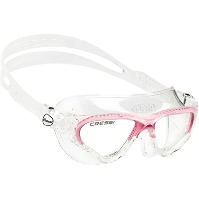 Afbeelding van CRESSI Cobra Goggles Black/Smoked Lens Zwembril voor volwassenen, ideaal zwembad, triatlon en alle watersporten, zwart rookglazen, eenheidsmaat