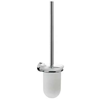 Afbeelding van Emco Rondo 2 closetborstelgarnituur wandmodel met kristal heldere