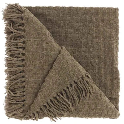 Afbeelding van Unique Living Plaid Verlin Taupe 130x180cm