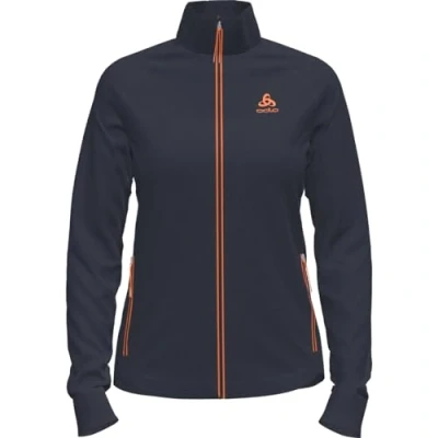Afbeelding van Odlo Berra Fleece Voering Met Ritssluiting Oranje XS Vrouw