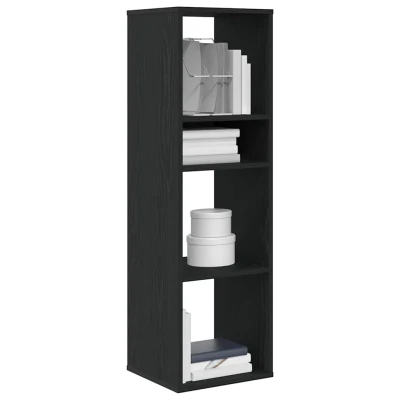Afbeelding van vidaXL Boekenkast 34x31x112 cm bewerkt hout zwart