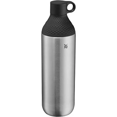 Afbeelding van WMF Waterkant Roestvrijstalen drinkfles, 750 ml, geschikt voor koolzuurhoudende dranken, schroefsluiting, lekvrij, BPA vrij