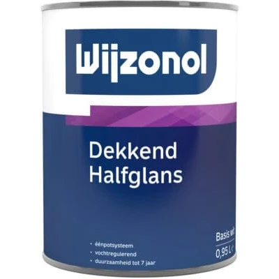 Afbeelding van Wijzonol Dekkend Halfglans 1 liter Schakelverf &amp; Systeemverf
