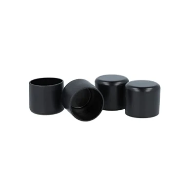 Afbeelding van GleitGut 4 x eindstuk voor buis 16 mm stoelpootbescherming rond zwart