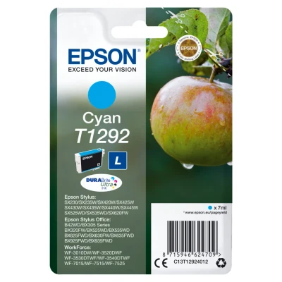 Afbeelding van Epson T1292 (C13T12924012) Inktcartridge Cyaan