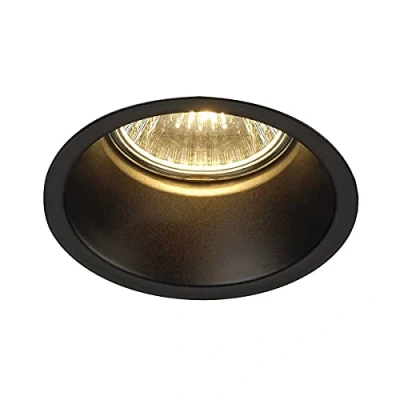 Afbeelding van SLV HORN O Led inbouwspot, dimbaar, voor binnenverlichting, ledspots, plafondlamp, inbouwlamp, GU10, rond, mat zwart, max. 50 W, met clipveren