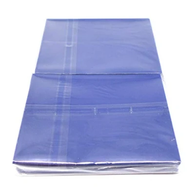 Afbeelding van docsmagic.de 100 dubbele matte blauwe kaarthoezen standaard formaat 66 x 91 blauw zakjes PKM MTG