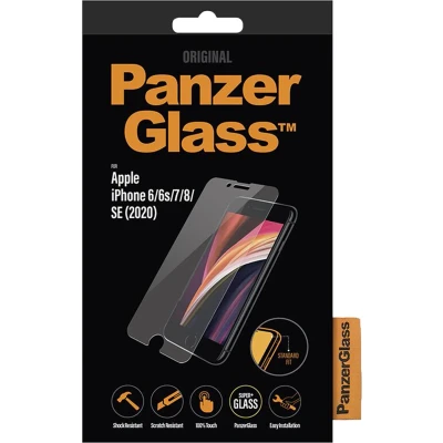 Afbeelding van PanzerGlass Gehard Glas Antibacteriële Screenprotector Apple iPhone 6/6s/7/8/SE 2020/SE 2022