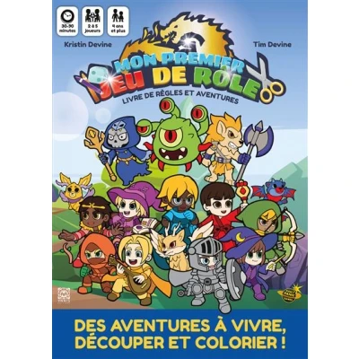 Image de Mon Premier jeu de rôle, une aventure à colorier