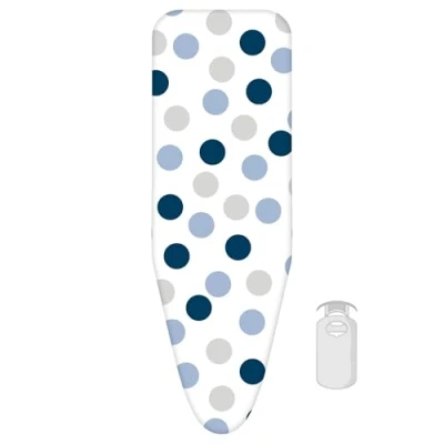 Afbeelding van Laundryspecialist Strijkplankhoes Classic 2 lagen en uitgerust met 3MM schuim maat S/M voor een breedte van 37 tot 42 cm lengte 117 122 Universeel
