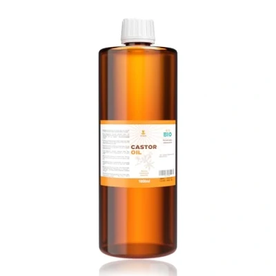 Afbeelding van Snadi Pure biologische ricinusolie 1 liter koudgeperst antioxidant, anti aging vochtinbrengende crème voor huid, lichaam en droog haar stimuleert de groei van wimpers baard