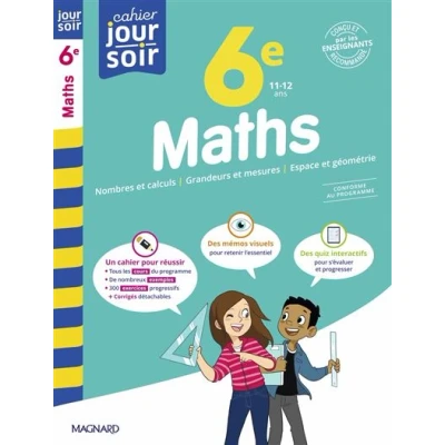 Image de Maths 6e Cahier Jour Soir