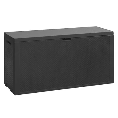 Afbeelding van opbergbox Emily 58x118x45 cm 270L antraciet Grijs Polypropyleen Keter