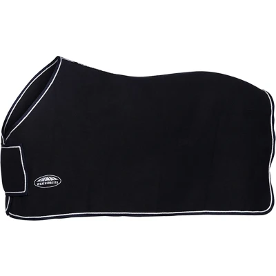 Afbeelding van Weatherbeeta Showdeken Wool Standard Neck Navy/Wit 140/190