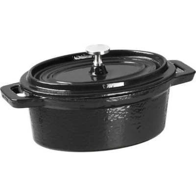 Afbeelding van Vogue gietijzeren inductie mini braadpan ovaal
