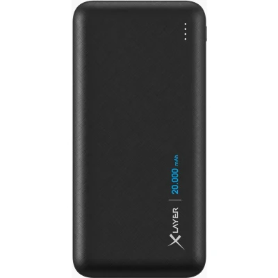 Afbeelding van XLayer PB 20000 Solid 20.000 mAh Powerbank 1 x USB C, 2 A 74 Wh zwart
