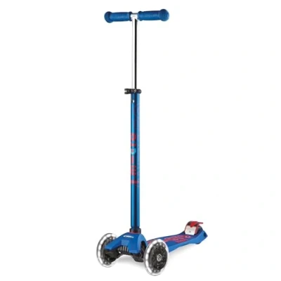 Afbeelding van Micro Maxi Deluxe Step met Led Wielen Blauw