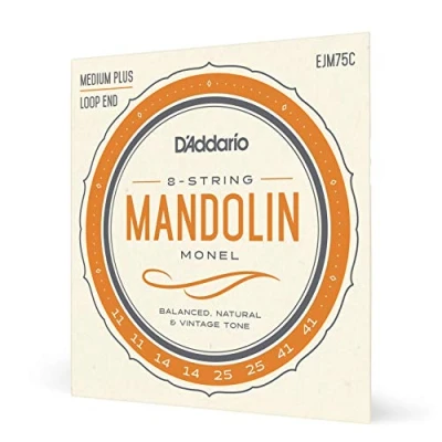 Image de D&#039;Addario EJM75 Monel Medium, 11 41 jeu de cordes mandoline