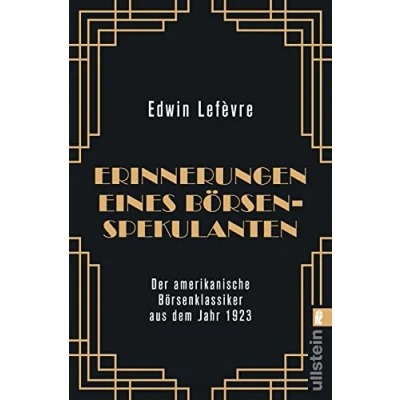 Afbeelding van Erinnerungen eines Börsenspekulanten