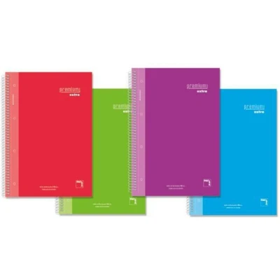 Afbeelding van Schrift Pacsa Premium Extra Multicolour 80 Lakens Din A4 (4 Stuks)