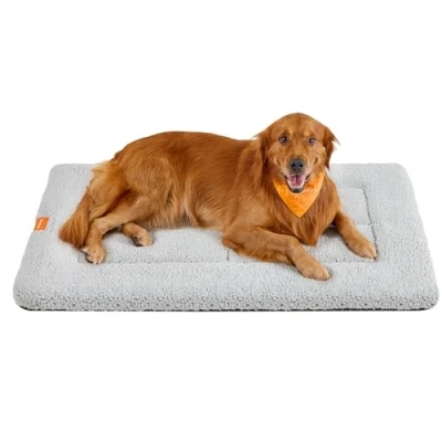 Afbeelding van Feandrea Tapis Chien, Couverture pour Animaux, Chat, 120 x 75 cm, Taille XXL, Lavable en Machine, Adapté au Sèche Linge, Antidérapant, Gris Clair PPB021G01