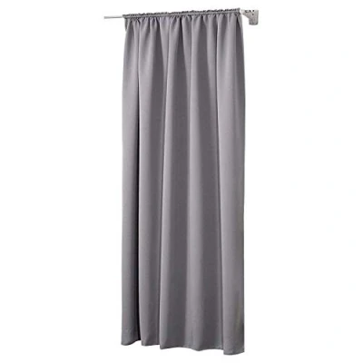 Afbeelding van WOLTU Thermisch gordijn, koudebescherming, ondoorzichtig, met plooiband, voor rails, 250 g/m², warmte isolatie, woonkamer, slaapkamer, 168 x 229 cm, grijs, 1 stuk