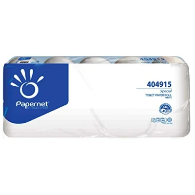 Afbeelding van Papernet toiletpapier Special, 2 laags, 400 vellen, pak van 10 rollen 4 stuks