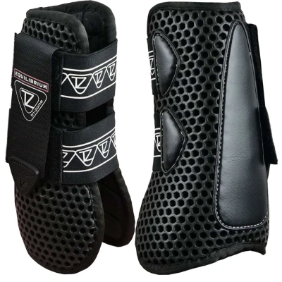 Afbeelding van Equilibrium Peesbeschermers Tri zone Zwart XS