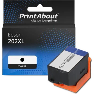 Afbeelding van Huismerk Epson 202XL (C13T02G14010) Inktcartridge Zwart Hoge capaciteit
