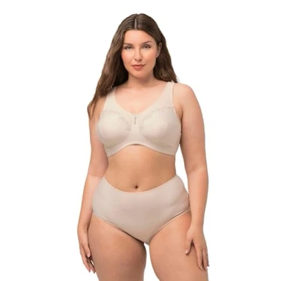 Image de Ulla Popken Entlastungs bh, Cup C g Femme Soutien gorge, Blanc Nacré, 130F